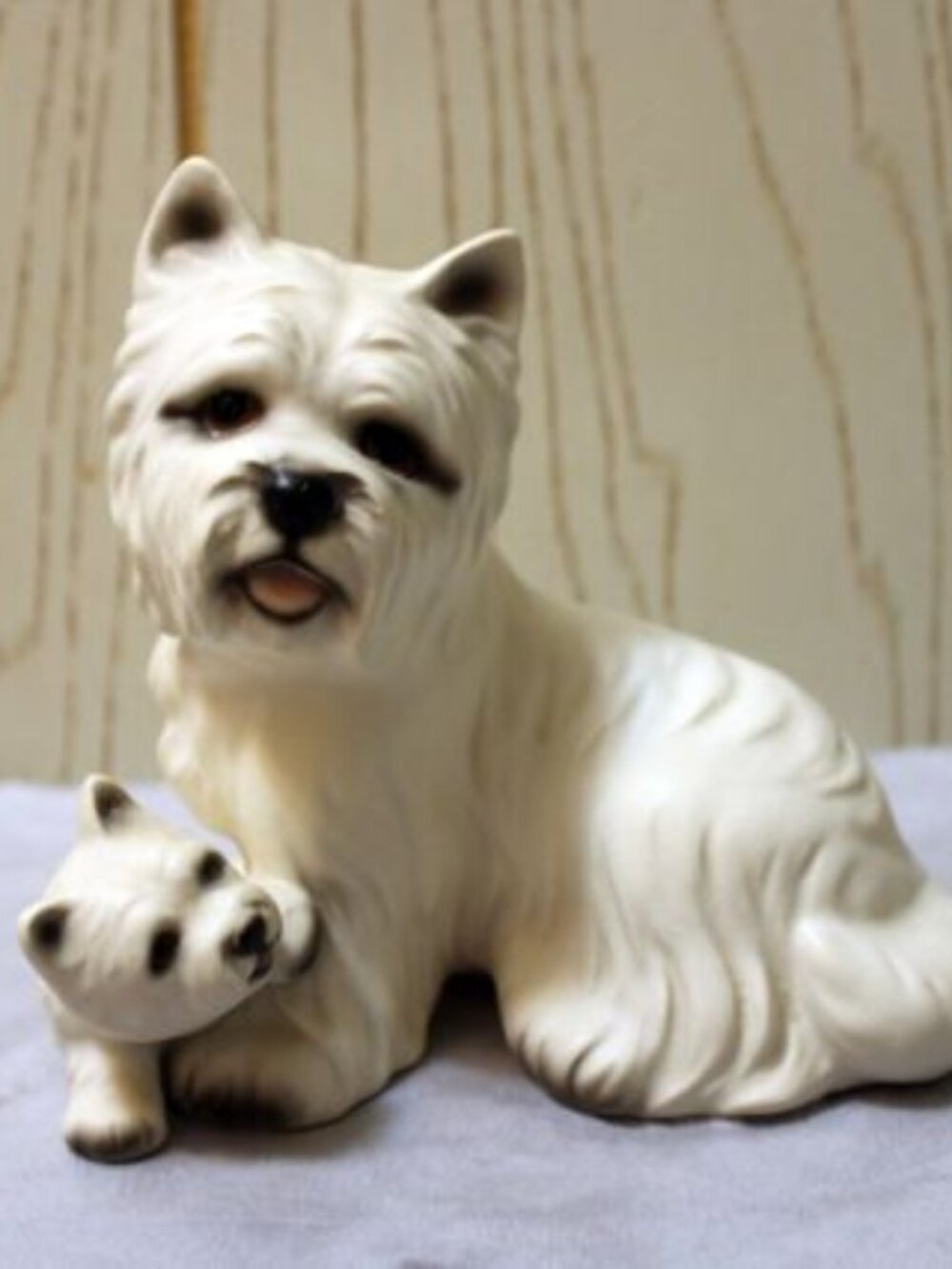 Vintage West Highland White Terrier Figurine Made in Japan